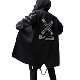Jacket Print Windbreaker Overcoat